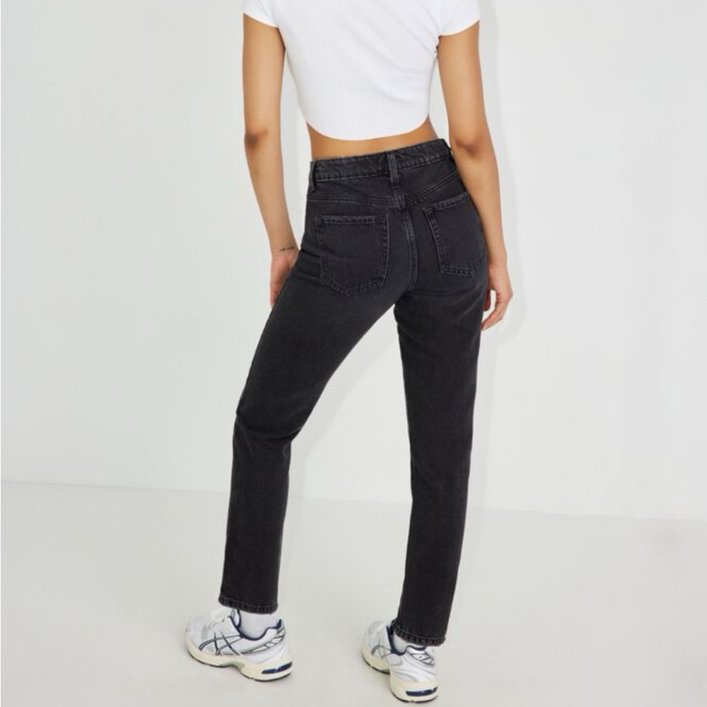 garage black mom jeans